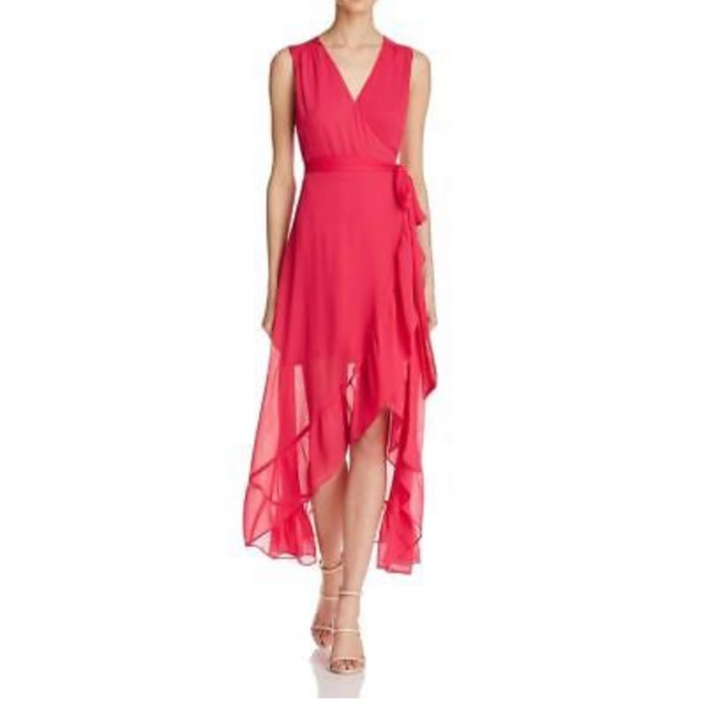 Fuchsia Wrap Dress